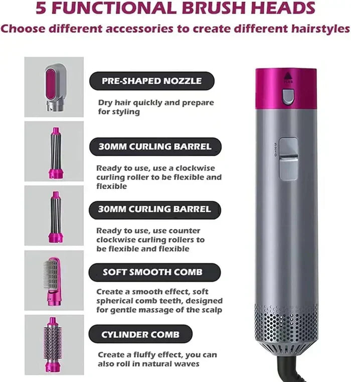 5 in 1 Professional Hair Styler