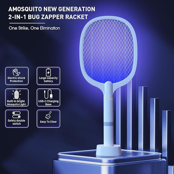 Rechargeable Mosquito Killer Racket