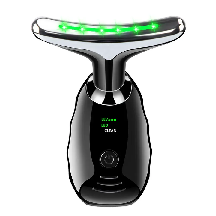 Neck Face Massager Skin Care Facial Massage Device with 3 Color Modes for Skin Rejuvenation Face Sculpting Tool for Double Chin