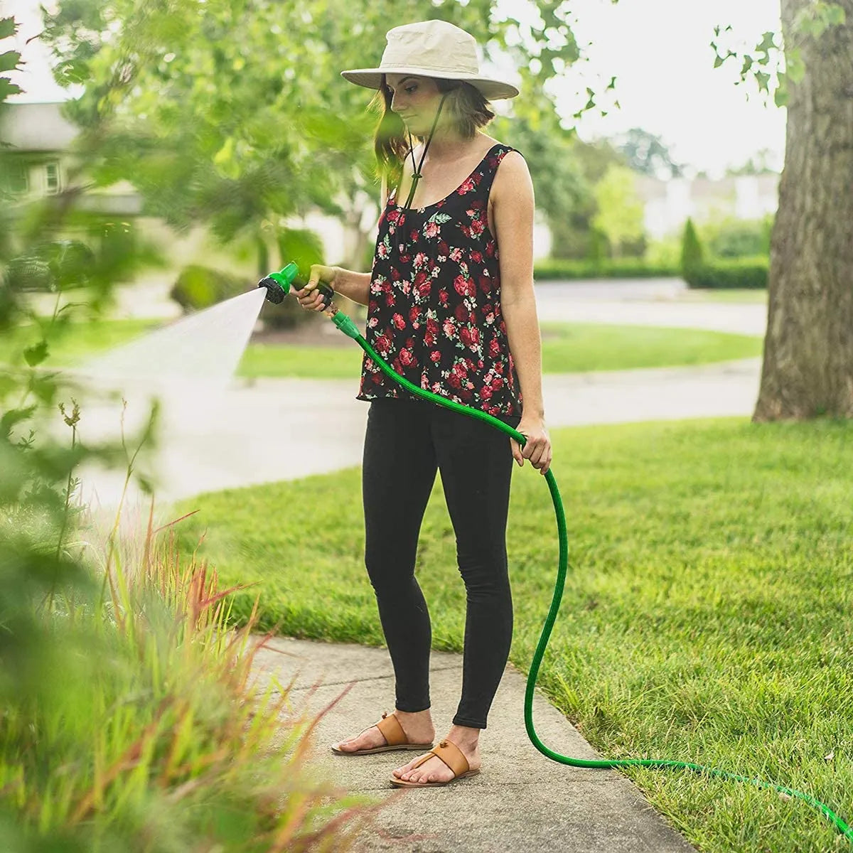 100 ft Expandable & Flexible Water Pipe For Garden & Car wash