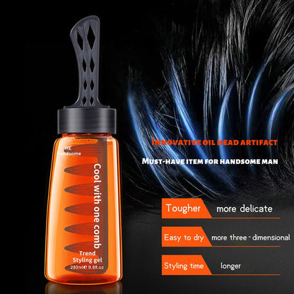 Hair Styling Gel With Comb