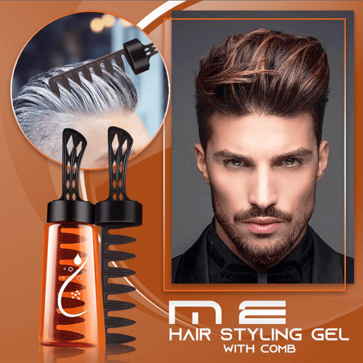 Hair Styling Gel With Comb