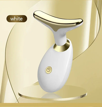 Neck Face Massager Skin Care Facial Massage Device with 3 Color Modes for Skin Rejuvenation Face Sculpting Tool for Double Chin