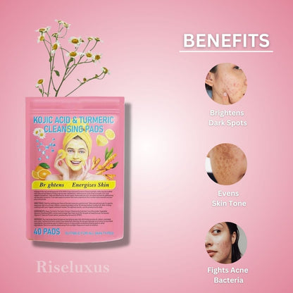 Brightening Turmeric & Kojic Acid Pads